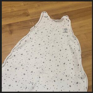 Cozy White Starry Sleep Sack for Kids